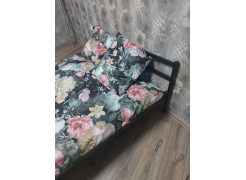 Односпальная кровать Фади 80х200 черная фото покупателя 1053