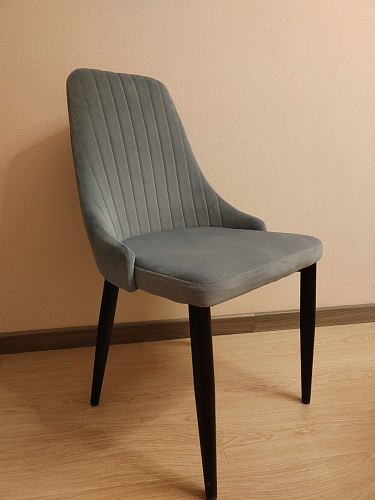 Стул на металлокаркасе Kora light blue / white фото покупателя 78