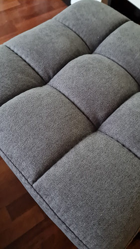 Барный стул Лофт ткань канди крем / черный матовый фото покупателя 170