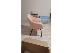 Стул на металлокаркасе Slam розовый фото покупателя 34
