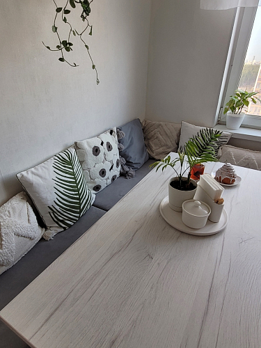 Стол Тринити Лофт 120 32 мм дуб галифакс табако / черный матовый фото покупателя 764