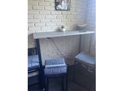 Барная стойка Дилан Лофт 120х60х90 бетон фото покупателя 17