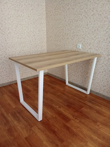 Деревянный стол Лота Лофт 140х80 черный матовый / бетон светлый фото покупателя 673