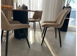 Стул на металлокаркасе Вейв темно-серый / черный фото покупателя 192