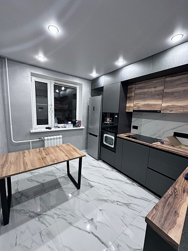 Деревянный стол Лота Лофт 120x75 дуб крафт табачный / черный матовый фото покупателя 743