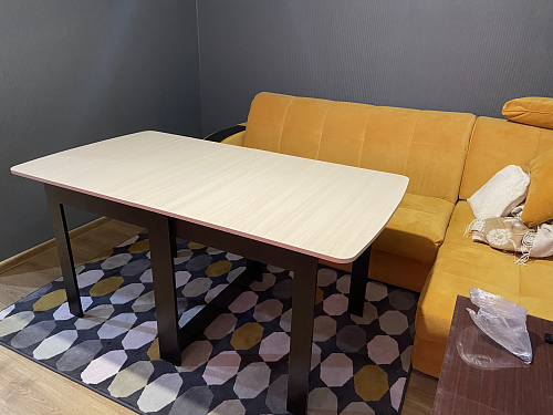 Стол обеденный раздвижной СтК4 дуб молочный фото покупателя 16