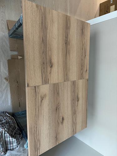 Деревянный стол Лота Лофт 140х80 черный матовый / бетон светлый фото покупателя 470