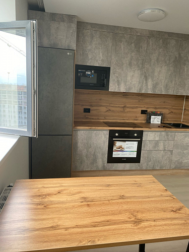 Стол раскладной Лота Лофт 120 25 мм юта / черный матовый фото покупателя 817