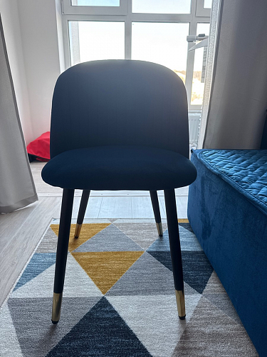 Стул на металлокаркасе Gabi gray / black фото покупателя 548