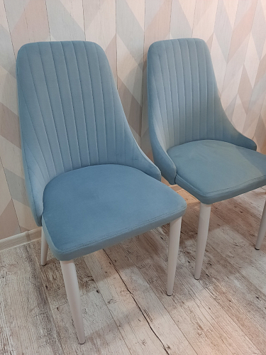 Стул на металлокаркасе Kora beige / black фото покупателя 243