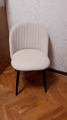 Стул на металлокаркасе Gabi gray / black фото покупателя 905