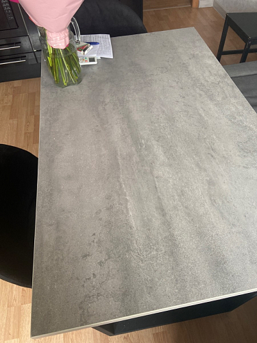 Деревянный стол Лота Лофт 120x75 дуб крафт табачный / черный матовый фото покупателя 95