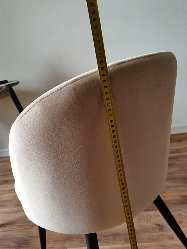 Стул на металлокаркасе Gabi latte / gold / black фото покупателя 810