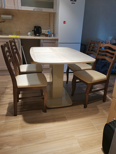 Деревянный стул Амадиу темно-коричневый фото покупателя 8