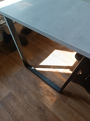 Деревянный стол Лота Лофт 120x75 дуб крафт табачный / черный матовый фото покупателя 689