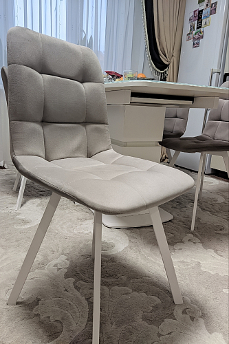 Стул на металлокаркасе Чилли зеленый / черный фото покупателя 1241