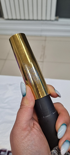 Стул на металлокаркасе Gabi 1 light purple / black / gold фото покупателя 169