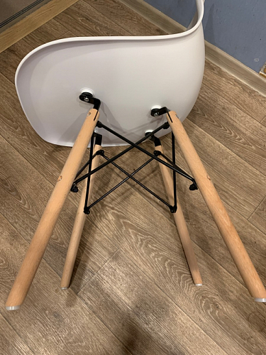 Пластиковый стул Eames PC-015 желтый фото покупателя 399