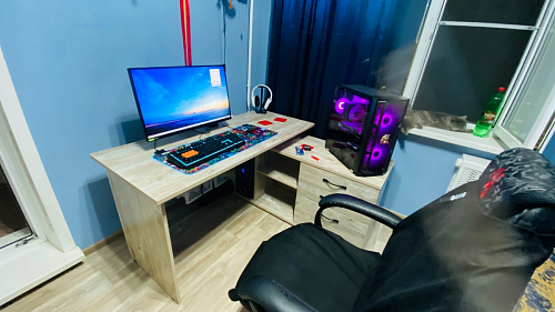 Компьютерный стол с тумбой КСТ-109 тумба слева фото покупателя 8