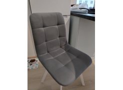 Стул на металлокаркасе Чилли светло-серый / черный фото покупателя 89