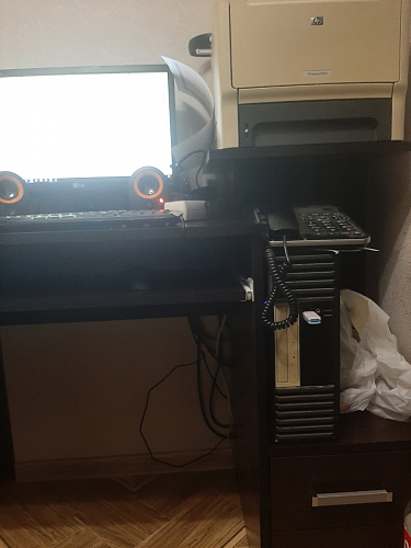 Компьютерный стол Джаз-24 левый венге фото покупателя 176