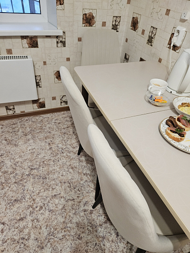 Стул на металлокаркасе Kora light purple / black фото покупателя 359