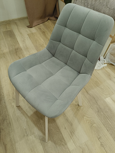 Стул на металлокаркасе Челси велюр коричневый / черный каркас фото покупателя 110