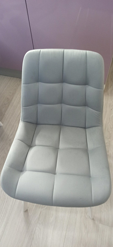 Стул на металлокаркасе Челси бежевый / белый каркас фото покупателя 124