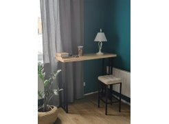 Барный стул Лофт кожзам d1 / черный матовый фото покупателя 23