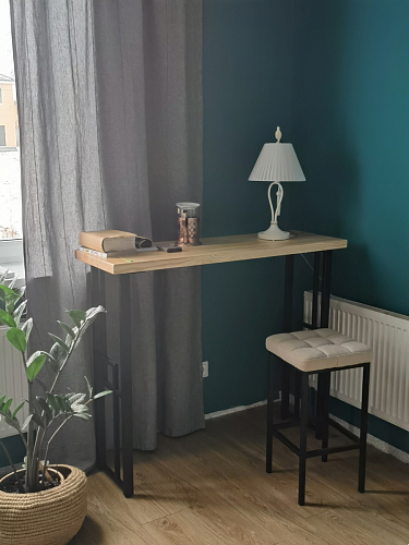 Барный стул Лофт катания минт / белый матовый фото покупателя 23