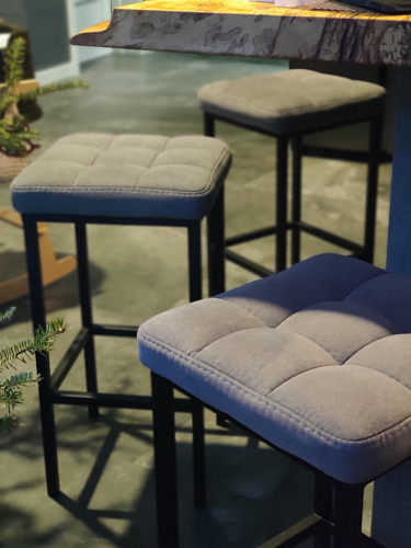 Барный стул Лофт катания лаванда / белый матовый фото покупателя 89