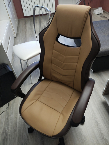 Компьютерное кресло Gamer коричневое фото покупателя 2