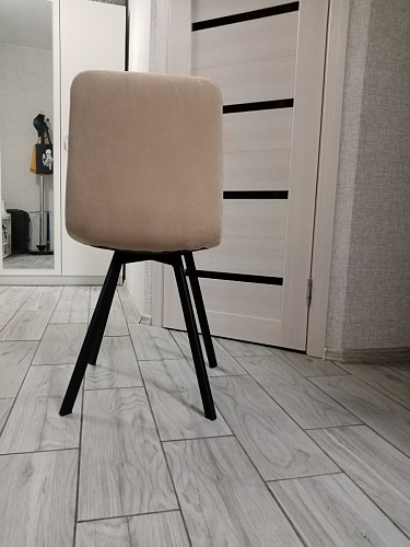 Комплект стульев Чилли 2 шт бежевый / черный фото покупателя 281