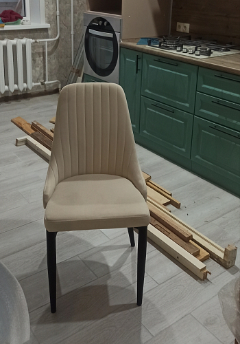 Стул на металлокаркасе Kora black / gray фото покупателя 139