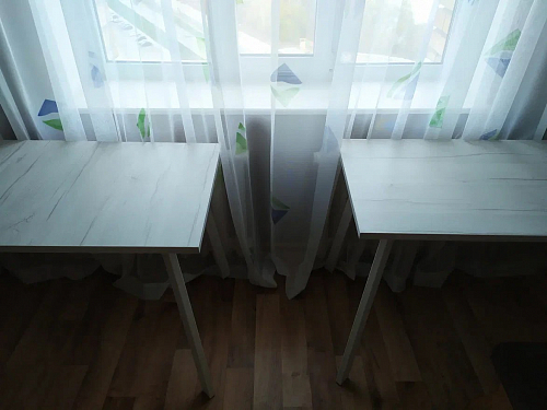 Стол Тринити Лофт 120 32 мм дуб галифакс табако / черный матовый фото покупателя 17