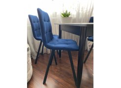 Стул на металлокаркасе Чилли розовый / черный каркас фото покупателя 122