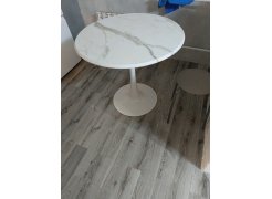 Стол Тулип 90х73 дуб вотан / белый фото покупателя 128