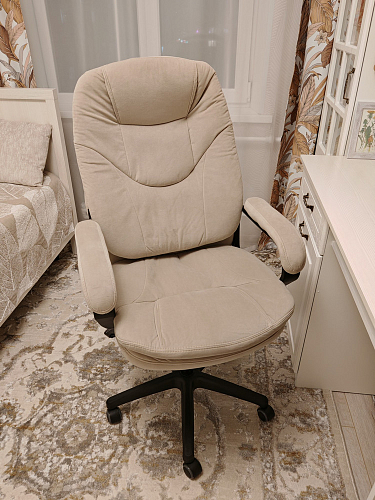 Компьютерное кресло Comfort Lux/Комфорт Люкс серый фото покупателя 70