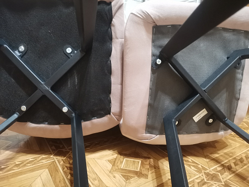 Стул на металлокаркасе Чилли светло-серый / черный фото покупателя 604