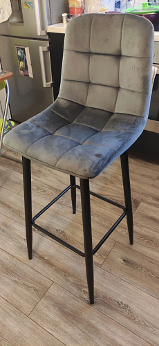 Барный стул Chio black / grey фото покупателя 29