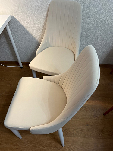 Стул на металлокаркасе Kora beige / black фото покупателя 369