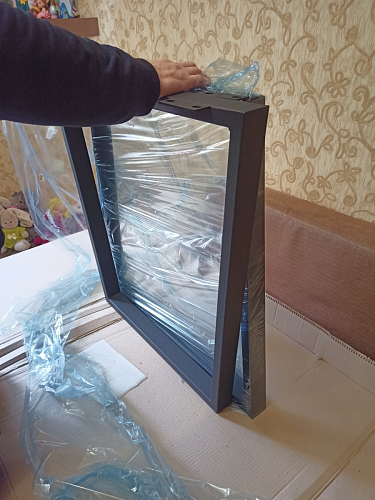 Деревянный стол Лота Лофт 120х75 белый матовый / дуб крафт золотой фото покупателя 918