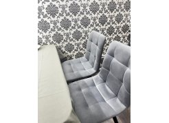 Стул на металлокаркасе Чилли светло-серый / черный фото покупателя 629