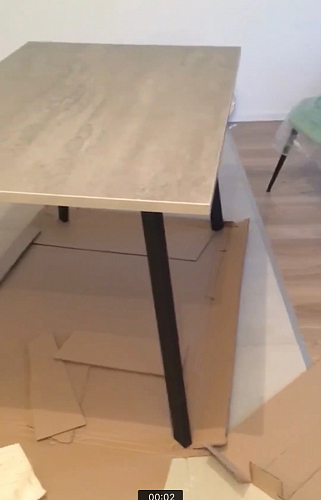 Стол Тринити Лофт 120 32 мм дуб галифакс табако / черный матовый фото покупателя 44