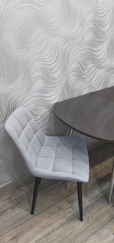 Стул на металлокаркасе Челси бежевый / белый каркас фото покупателя 106