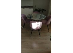 Стул на металлокаркасе Gabi 1 light purple / black фото покупателя 267