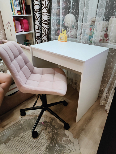 Компьютерное кресло Честер голубой (velutto 47 ) / черный фото покупателя 51