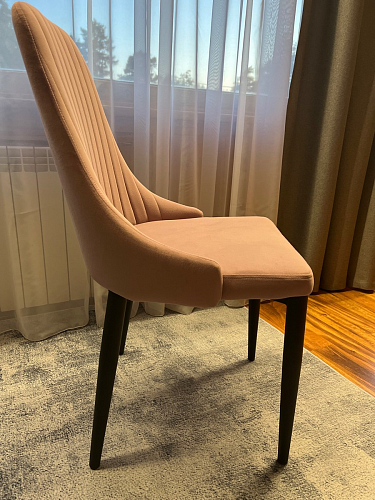 Стул на металлокаркасе Kora light blue / white фото покупателя 123