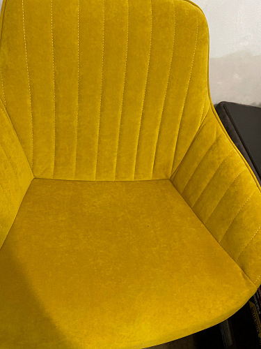 Компьютерное кресло Dublin/Дублин хром / вельвет серый фото покупателя 12