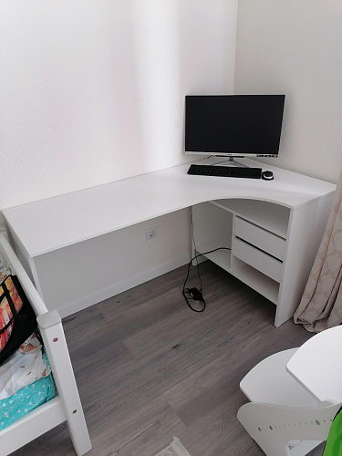 Письменный стол СПм-25 левый дуб сонома фото покупателя 19